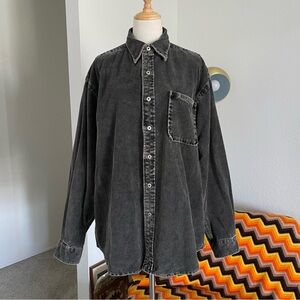 Vintage Sundance Cowboy Western Workwear Corduroy Button Up Shirt Jacket Unisex